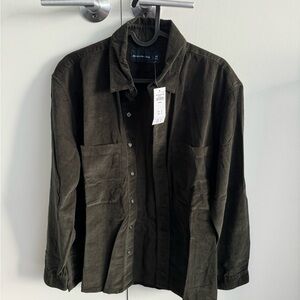 Abercrombie and Fitch Corduroy Button Up Shirt